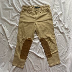 Petite Ralph Lauren riding-esque pants